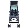 Carrinho de Bebê Passeio Guarda Chuva Reclinavel 6 Meses Até 15 Kg Capota Solar Capa de - Azul - 2