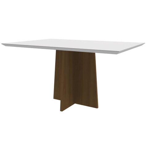 Mesa Ana 120x80 - Imbuia / Off White
