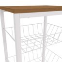 Ver imagem 4 de Fruteira de Metal com 3 Cestos com Tampo Estilo Industrial Kappesberg Industrial