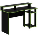 Ver imagem 3 de Mesa para Computador Gamer Espaço para 2 Monitores e Cpu Preto/verde