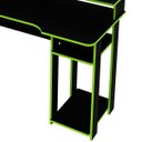 Ver imagem 7 de Mesa Gamer 2 Monitores Porta Cpu Preto e Verde