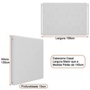 Ver imagem 4 de Cama Japonesa com Cabeceira Almeria Corea Casal Bouclé Off White - Sallar Home