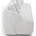 Ver imagem 7 de Sofá 3 Lugares para Sala de Estar Living 234cm Arlo F04 Bouclê Off White - Lyam Decor