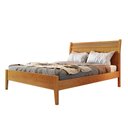 Ver imagem 2 de Cama Casal Queen Esmeralda Ratam 160cm Amêndoa Mel Josandro:amêndoa Mel