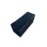 RECAMIER PUFF BAÚ SAPATEIRA E GAVETA 90 CM PARA CAMA DE SOLTEIRO - PRETO - 4