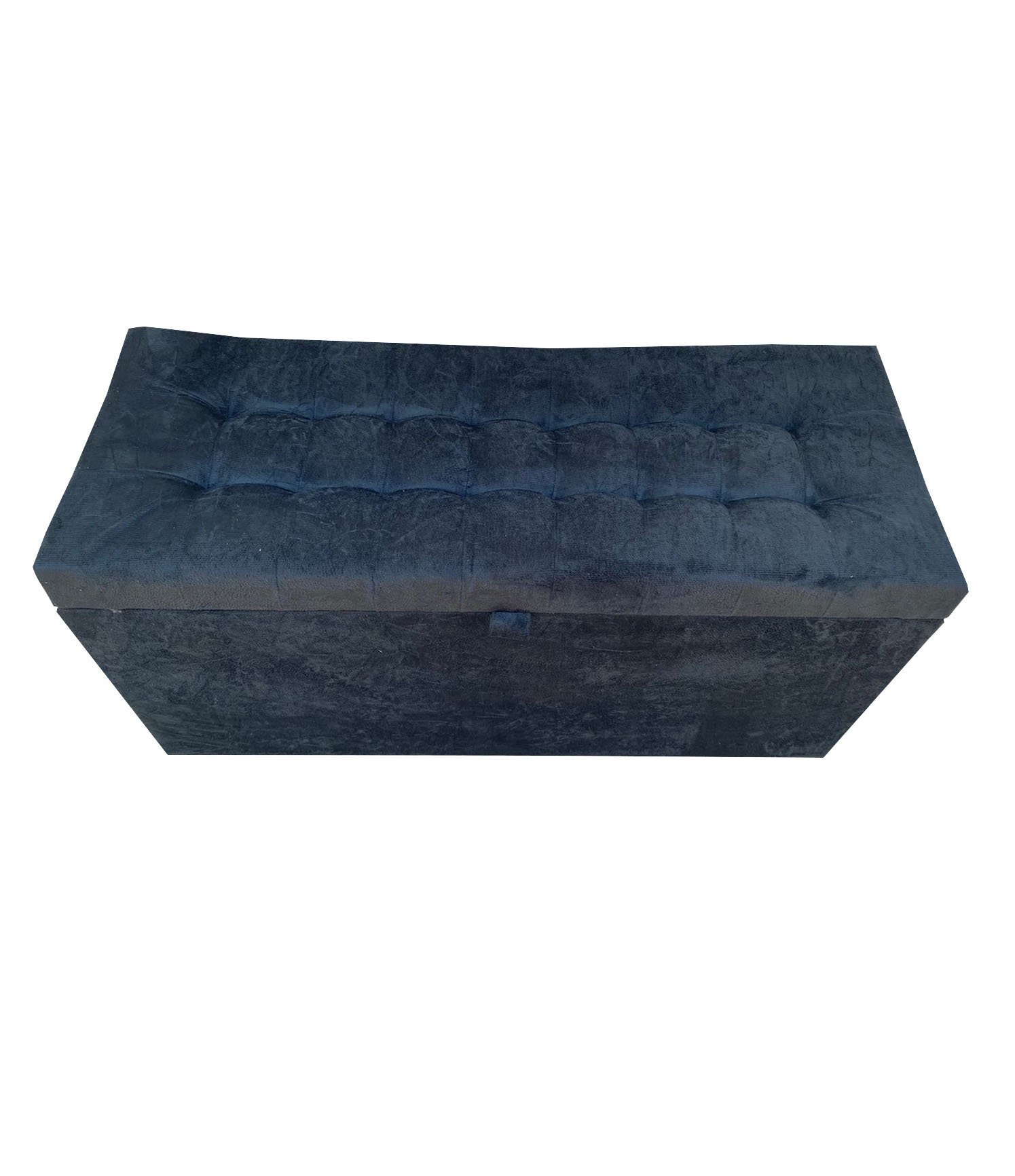 RECAMIER PUFF BAÚ SAPATEIRA E GAVETA 90 CM PARA CAMA DE SOLTEIRO - PRETO - 5