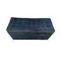 Ver imagem 5 de Recamier Puff Baú Sapateira e Gaveta 90 cm para Cama de Solteiro - Preto
