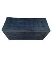 Ver imagem 5 de Recamier Puff Baú Sapateira e Gaveta 90 cm para Cama de Solteiro - Preto