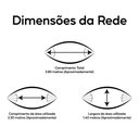 Ver imagem 3 de Rede de Descanso Dormir Resistente Grande Confortável Lazer Titulos Rede Preto com Laranja