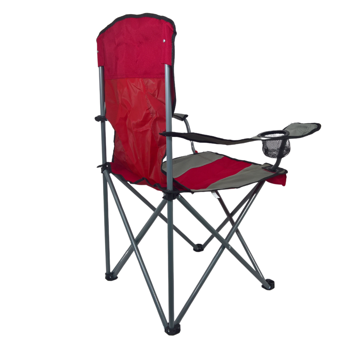 Cadeira para Camping Dobravel Portatil Voyager 120kg Vermel/ Lu0097_vm - 3