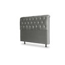 Ver imagem 1 de Cabeceira De Cama Box Emilia Solteiro 90cm X 118cm Suede Cinza Mz Decor