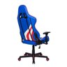 Cadeira Gamer Pel-3010 Azul Vermelho/Branco - Pelegrin - 6
