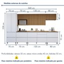 Ver imagem 3 de Cozinha Modulada 7 Peças 10 Portas 7 Gavetas Norten