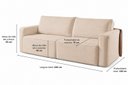 Ver imagem 4 de Sofá-Cama Retrátil 250cm Austin