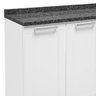 Balcão Aço 3 portas 2 gavetas 6114 Multipla Bertolini Branco - 4