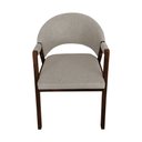 Ver imagem 5 de Kit 2 Cadeiras de Jantar Madeira Maciça Mel Premium Helen Linho Bege