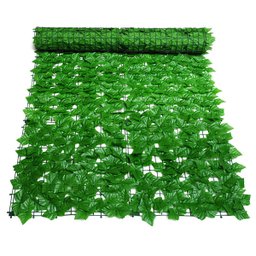 Muro Inglês Folhagem Hera Planta Artificial Jardim de Inverno Vertical Treliça 2x1 - 1