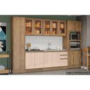 Ver imagem 7 de Módulo Cozinha Kappesberg Curve Balcão P/ Pia Curve N626 C/ 2 Portas e 3 Gavetas S/tampo 120 Cm