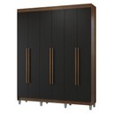 Ver imagem 3 de Guarda-Roupa Casal com Pés 6 Portas Batentes Netuno Madesa