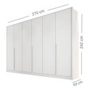 Ver imagem 4 de Guarda Roupa Casal 6 Portas Ibiza Bianchi Móveis: Branco