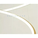 Ver imagem 6 de Lustre Pendente Moderno Anéis Led 4 Arco Pe Direito Duplo