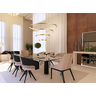 Lustre Pendente Moderno Anéis Led 4 Arco Pe Direito Duplo - 7