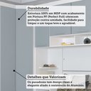 Ver imagem 5 de Quarto de Canto Casal com Guarda Roupas Cabeceira e Mesas de Cabeceira Alpes Luciane Móveis