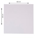 Ver imagem 5 de Mesa Alpha Inox 77,50 Cm (altura) com Tampo em Mdp Quadrado 60 Cm Branco