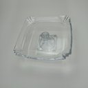 Ver imagem 4 de Centro Mesa Fruteira Home&co com Pe Vidro 12x31x31cm Transparente