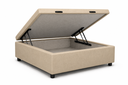 Ver imagem 1 de Base Box Baú Solteiro 78x188 Suede Bege