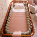 Ver imagem 5 de Berço Madeira Vira Caminha Modelo Americano 2 em 1 Cor Nogueira Linha Kurve