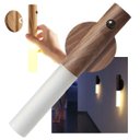 Ver imagem 3 de Luminaria Sensor Movimento Detecta Presença Bastao Led Recarregavel USB Luz Parede Quarto Sala Casa