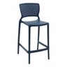 Banqueta Alta para Cozinha Tramontina Serena Azul Navy em Polipropileno com Proteção Antimicrobiana - 3