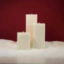 Ver imagem 7 de Trio de Velas Decorativas Quadradas Grandes para Lanternas