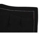 Ver imagem 4 de Cabeceira Casal Queen Estofada para Cama Box Maitê Veludo Preto