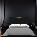 Ver imagem 2 de Cabeceira Casal Queen Estofada para Cama Box Maitê Veludo Preto