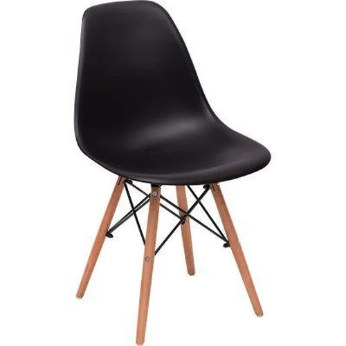 Cadeira Eiffel Sala Jantar Cozinha Charles Eames Preta Pracasa - 4