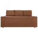 Ver imagem 5 de Sofá Retrátil e Reclinável 3 Lugares Londres 2.10cm C/molas - Veludo