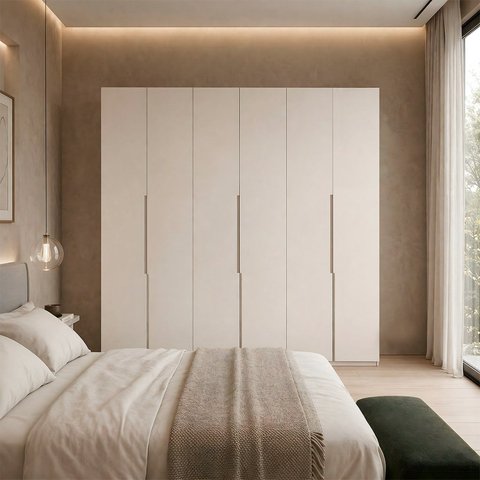 Guarda-Roupa Grande Casal 6 Portas 6 Gavetas Breeze