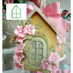 Cortador Casinha Casa Pão de Mel (forma Porto Formas 49) - 1
