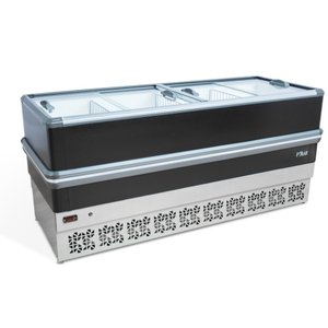 Ilha de Congelados Polar Dupla Ação Vidro Reto 2m Light 220v