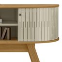 Ver imagem 6 de Rack Bancada de Tv 55 Pol 136cm Alana Z10 Cumaru/opala - Mpozenato