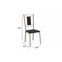 Ver imagem 4 de Mesa Cozinha Volga 90 + 4 Cad Florença Niquel Kappesberg