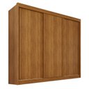 Ver imagem 2 de Guarda-Roupa Casal 3 Portas 4 Gavetas 100% MDF Ipanema Marrom/Cinamomo