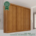 Ver imagem 7 de Guarda-Roupa Casal 3 Portas 4 Gavetas 100% MDF Ipanema Marrom/Cinamomo