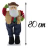 Boneco Natal Papai Noel Gaúcho Natalino 80Cm - 2