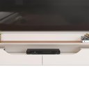 Ver imagem 3 de Painel TV Quarto Até 60 Polegadas Off White Freijó Levi DJ Móveis