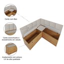 Ver imagem 4 de Canto Alemão com Baú Liebe Veludo Viero