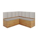 Ver imagem 1 de Canto Alemão com Baú Liebe Veludo Viero