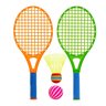 Jogo de Peteca Com 2 Raquetes Coloridas - Art Brink - 1